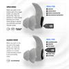 AXIL X30i Noise Reduction Ear Plugs - Desert Tan - Hear-Through Mode Hearing Protection for Concerts, Live Events, Shooting, Sports - 25dB Reusable Foam and Silicone Eartips with Carrying Case view 4