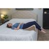 Alex Orthopedic BackFree Traction Cushion, 20 x 20 x 7 inches, White and Tan view 2