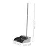 MOLUCKFU Wide Scooper Trash Dust Pan Handheld Dust Pan for Garden and Commercial Use view 2