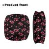 Luarisgur Rollator Walker Seat Cover Accessories Valentines Day Heart Rollator Walker with Seat Protection Cover Washable Soft Fabric Rollator Walker Seat and Backrest Covers for Ladies view 2