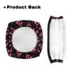 Luarisgur Rollator Walker Seat Cover Accessories Valentines Day Heart Rollator Walker with Seat Protection Cover Washable Soft Fabric Rollator Walker Seat and Backrest Covers for Ladies view 3