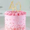 BAHABY Gold 40th Birthday Cake Topper Rhinestones Cake Decorations for 40th Birthday Party view 4