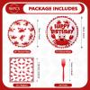 Grencian 96Pcs Crab Birthday Party Decorations, Serve 24 view 3