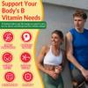 2 Pack Super Vitamin B Complex Gummies - Methylated B Complex for Women & Men, All B Vitamins, Methyl B12, Methylfolate, Vitamin C, Choline, Inositol, PABA for Energy, Brain & Immune, 0g Sugar, Vegan view 4