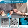 Denture Holder, Denture Case, Leak-Proof Portable Denture Cup with Strainer Basket, Multifunctional Lightweight Travel Denture Holder for Cleaning Denture, Denture Container view 3