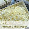 2 LB Beige Crinkle Paper Filler for Gift Box DIY Packing Paper Easter Basket Grass view 2