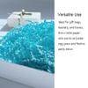 2 LB Light Blue Crinkle Cut Paper Shred Filler for Gift Basket Easter Egg Grass view 3
