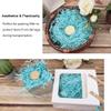 2 LB Light Blue Crinkle Cut Paper Shred Filler for Gift Basket Easter Egg Grass view 4