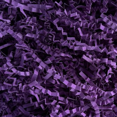 2LB Purple Crinkle Shredded Paper Filler for Gift Baskets Confetti Birthdays Weddings Valentines Day Party Favors Decorations