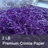 2LB Purple Crinkle Shredded Paper Filler for Gift Baskets Confetti Birthdays Weddings Valentines Day Party Favors Decorations view 2