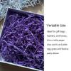 2LB Purple Crinkle Shredded Paper Filler for Gift Baskets Confetti Birthdays Weddings Valentines Day Party Favors Decorations view 3