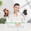 GAOXIAO Finger and Hand Function Rehabilitation Trainer Robot Rehab Gloves for Stroke Hemiplegia Recovery Equipment, Rehab Hand Exerciser Training Trainer Arthritis Finger Orthosis B Right S view 3