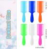 6Pcs Baby Comb Double Sided Dandruff Comb Fine Teeth Pet Comb Plastic Flea Lice Comb with Handle for Newborn Baby Adult and Pet to Keep Skin Healthy and Hair Soft (Multi-Colors) view 3