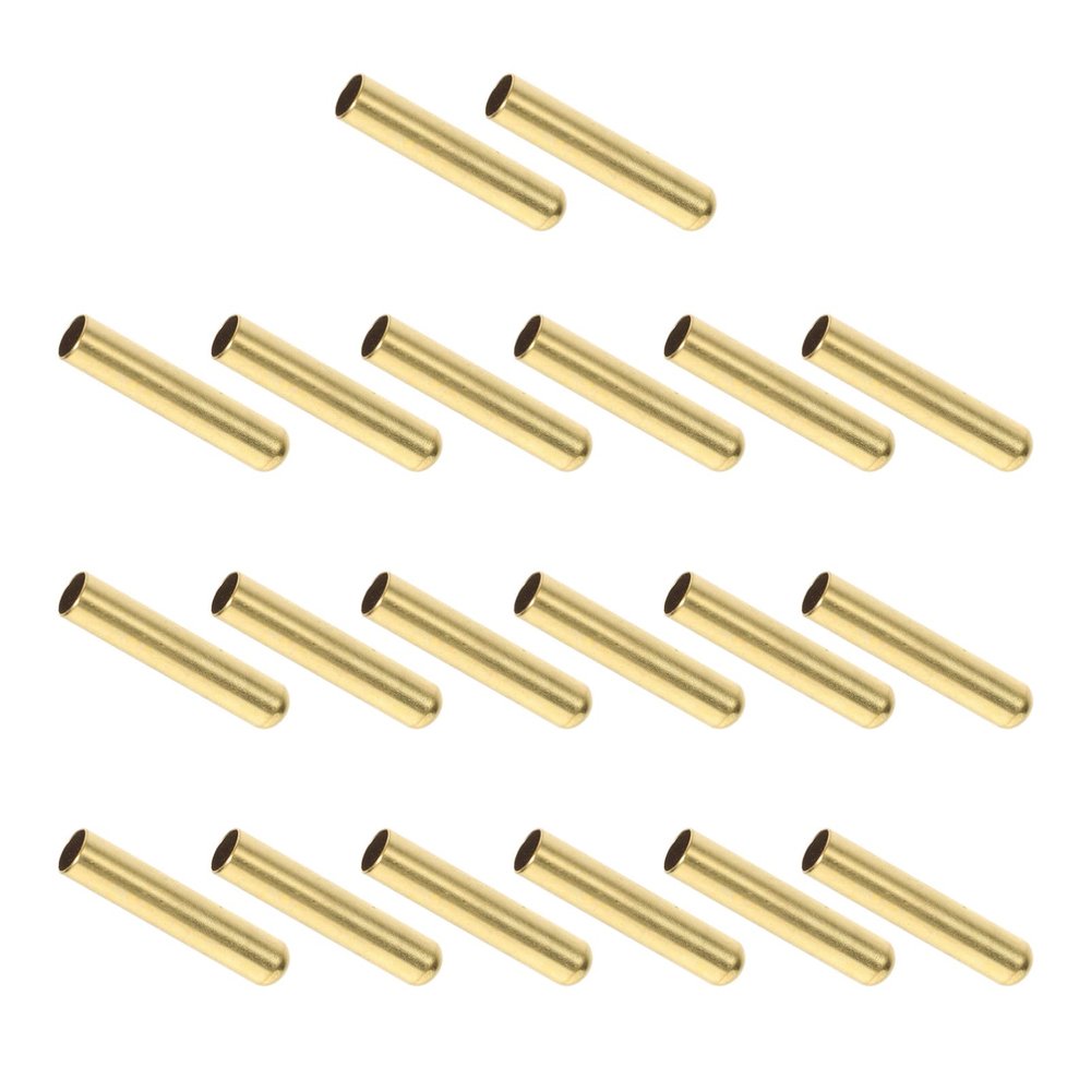 COSMEVIVI 20pcs Diy Shoelace Accessories Metal Cap Rope Buckle Tips for Shoelace Strings