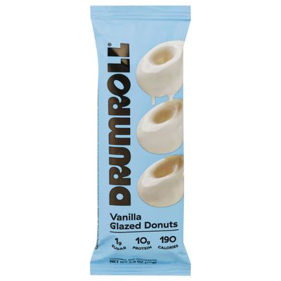 Drumroll, Gf Vanilla Glazed Donuts, 2 Ounce
