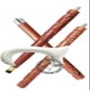 Nickel Vintage Walking Cane Wooden Walking Stick Brass Handle Gift for Men & Women (LJIY) view 4