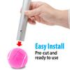 Top Glides 20PCS Pre-Cut Walker Tennis Ball Glides - 10 Pairs (Pink) view 4
