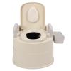 Potty Chair for Adults, Adjustable Height Bedside Commode Toilet Bedside Mobile Toilet with Handles Portable Commode Commode Chair for Seniors Disabilities Maternity (Style1) view 2
