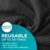 100 Pack Microfiber Cleaning Cloth Roll - Tear Away Reusable Paper Towels Washable, 11.8" Ultra Absorbent Cleaning Supplies for Housekeeping, Cleaning Rags Microfiber Towel, Lint Free Cloth Value Pack view 4