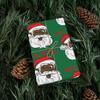 Black Santa Wrapping Paper Believe Black Santa Melanin Christmas Wrapping Paper Christmas Gift Wrap, Kwanzaa, Holiday Decor view 4