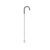 Cardinal Health Push Button Adjustable Vinyl Single Base Walking Cane, J Hook, 1 Cane view 1