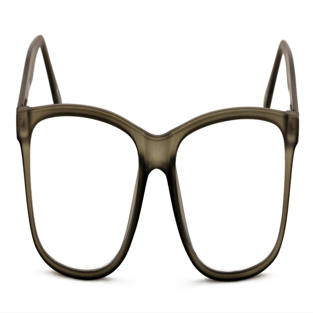 V.W.E. Men XL wide reading glasses clear lens optical reader Anti Blue Blocker UV 150mm (Full Reader - Grey, 1.50, x)