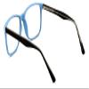 V.W.E. Men XL wide reading glasses clear lens optical reader Anti Blue Blocker UV 150mm (Full Reader - Blue, 1.50, x) view 4