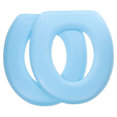 COSMEVIVI Toilet Pads for Bathroom 2pcs Warm Soft Washable Seat Covers for Pressure Relief Comfort