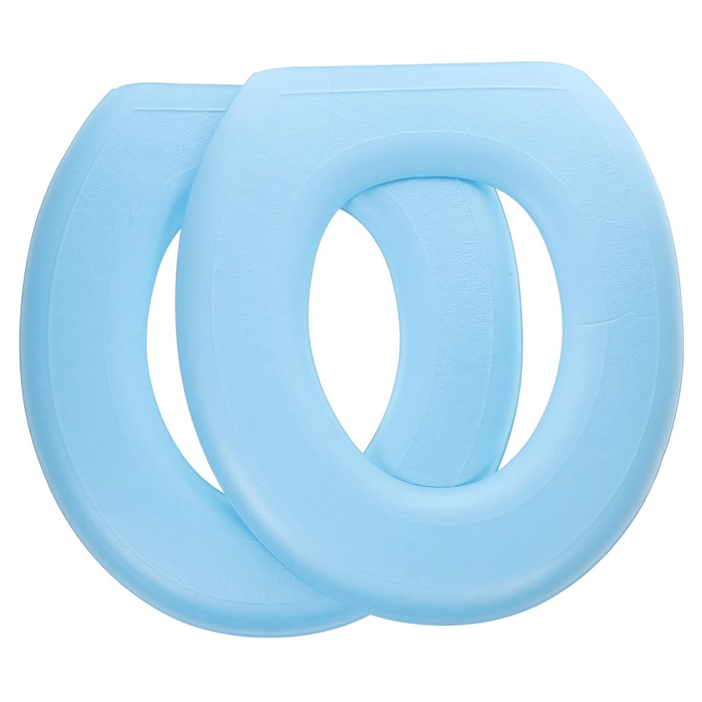 COSMEVIVI Toilet Pads for Bathroom 2pcs Warm Soft Washable Seat Covers for Pressure Relief Comfort