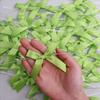 120 Pack 3" Lime Green Satin Ribbon Twist Tie Bows, Twist Bows for Treat Bags, Ribbon Bows with Twist Ties Gift Wrap Bows, Pre Tied Bows for Cake Pops, Baby Shower, Gift Packing, Party Favors view 4