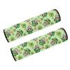 Maiyoinou Saint Patricks Day 2PCS Wheelchair Armrest Pads Durable Universal Skull Four Leaves Wheelchair Arm Covers Padded for Office Transport Chair Mobility Scooter view 3