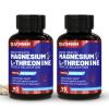 2 Pack Magnesium L-Threonine, High Absorption Magnesium Supplement,1900mg Magnesium Threonine, Gluten Free, 180 Vegan Capsules view 1