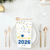 2026 Graduation Disposable Paper Napkins, Guest Dinner Hand Towels for College School Grad Class Congrats Celebration, Cocktail Party Decorations (40, Blue & Gold) view 3