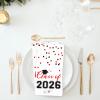2026 Graduation Disposable Paper Napkins, Guest Dinner Hand Towels for College School Grad Class Congrats Celebration, Cocktail Party Decorations (80, Red & Black) view 3