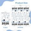 2026 Graduation Disposable Paper Napkins, Guest Dinner Hand Towels for College School Grad Class Congrats Celebration, Cocktail Party Decorations (40, Blue & Black) view 2