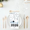 2026 Graduation Disposable Paper Napkins, Guest Dinner Hand Towels for College School Grad Class Congrats Celebration, Cocktail Party Decorations (40, Blue & Black) view 3