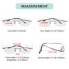 Eyekepper Titanium Rimless Reading Glasses Readers Men Women Black view 3