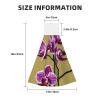 WZYCWB Beautiful Orchids Velvet Portable Towel, Children's Adult Bathroom Kitchen Hanging Towel, Hanging Super Absorbent Kitchen Towel view 3