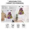 WZYCWB Beautiful Orchids Velvet Portable Towel, Children's Adult Bathroom Kitchen Hanging Towel, Hanging Super Absorbent Kitchen Towel view 4
