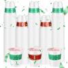 FoldTier 100 Pcs 2 oz Football Shot Glasses Disposable Football Shot Cups view 1