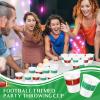 FoldTier 100 Pcs 2 oz Football Shot Glasses Disposable Football Shot Cups view 4