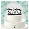 Mr & Mrs Wedding Cake Topper Custom Personalized With Name and Wedding Date Cake Topper for Wedding,Engagement,Birthday,Anniversary,Shower Party Favors. view 1