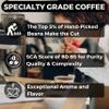 Lonestar - Freshly Roasted After Your Order Specialty Grade, Low Acid, Artisanal Medium to Dark Roast Coarse Ground Bean Coffee, No Bitterness, Ethically Sourced, 12OZ Compostable Bag view 3