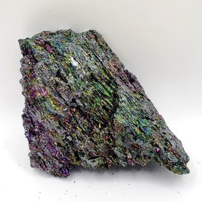 Carborundum Silicon Carbide Rainbow Mineral Specimen - Crystal Healing Reiki Stone Metaphysical Free Formed Chakra - carborundum - Piece #304