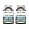 Amazing Formulas L-Glutamine 500 mg Capsules | Amino Acid Supplement | Non-GMO | Gluten Free | Made in USA (2 Pack, 120 Count) view 1