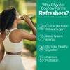 Country Farms Refreshers, Super Greens and Electrolytes, Essential Minerals and Superfoods, Hydration Support, Promotes Natural Energy, with Fiber, Mint Mojito, 30 Servings view 3