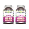 Amazing Formulas 5-HTP (Hydroxytryptophan) Supplement | 100 Mg Per Serving | Veggie Capsules | Non-GMO | Gluten Free | Made in USA (2 Pack, 120 Count) view 1