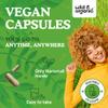 Wild & Organic Horsetail Herb Capsules 800 mg - Hair, Skin & Nail Support with Horsetail Extract Supplement - 60 Vegan Capsules - 30 Days Supply - No Fillers, Non-GMO view 4