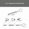 1 Set Glasses Repair Tool Kit Multiple Eyeglass Repair Kit Tools Spectacle Repair Kit for Repair Sunglasses Half-Rim Glasses Watches view 3