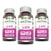 Amazing Formulas 5 HTP (L-5-Hydroxytryptophan) Supplement | 200 Mg per Serving | Veggie Capsules | Non-GMO | Gluten-Free | Made in USA (120 Count, Pack of 3)